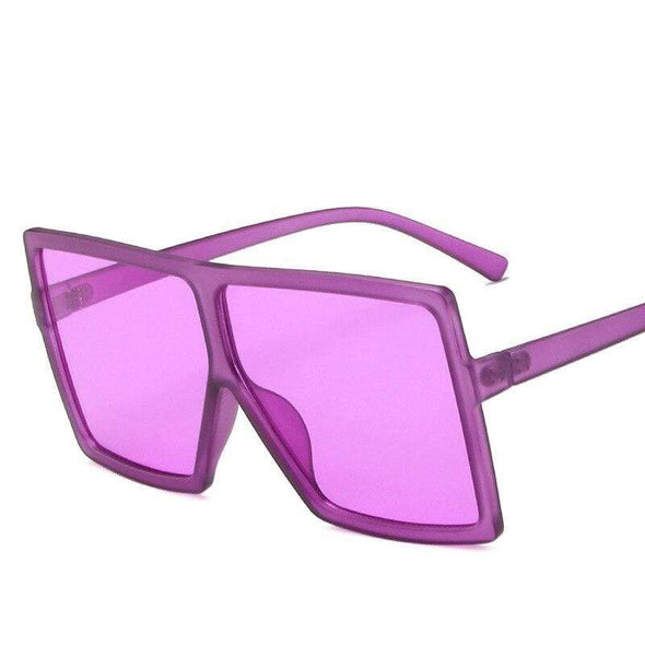 Oversized Square Sunglasses Women  Vintage Siamese Sunglasses Women Luxury Brand Sun Glasses for Men