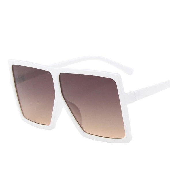 Oversized Square Sunglasses Women  Vintage Siamese Sunglasses Women Luxury Brand Sun Glasses for Men