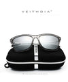 Unisex Retro Aluminum+TR90 Sunglasses Polarized Lens Vintage Eyewear Sun Glasses For Men/Women 6108