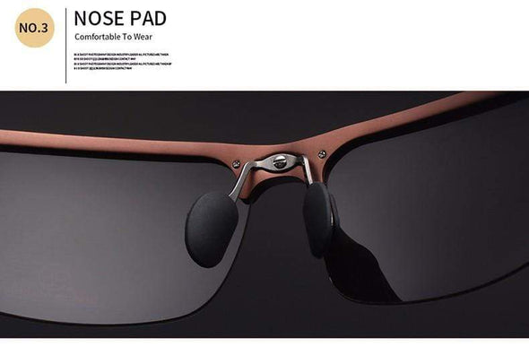 Zoloss - Men's Ultra-Light Aluminum Magnesium Polarized Sunglasses