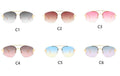 New Sunglasses Ladies Shades Luxury Brand Designer Driving Womens Glasses Summer Beach Rimless Sunglasses