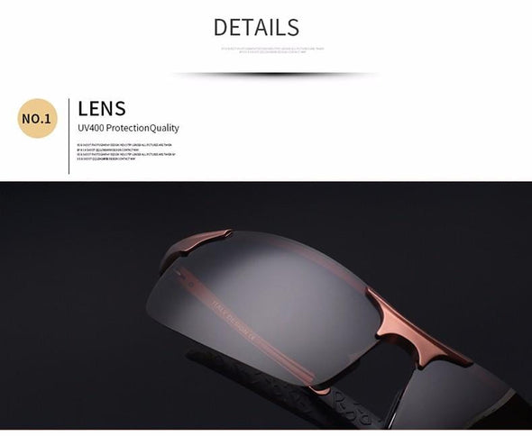 Zoloss - Men's Ultra-Light Aluminum Magnesium Polarized Sunglasses