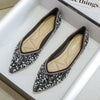 Zoloss Rhinestone Flat Bling Diamonds Bridal Shoes