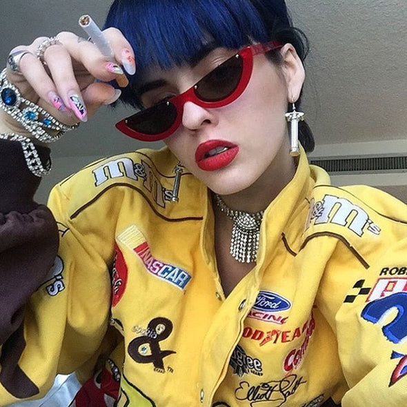 Women PUNK Designer Sun Glasses Fashion Stylish Sunglass Rapper Cool Decoration Driving Shades Eyewear
