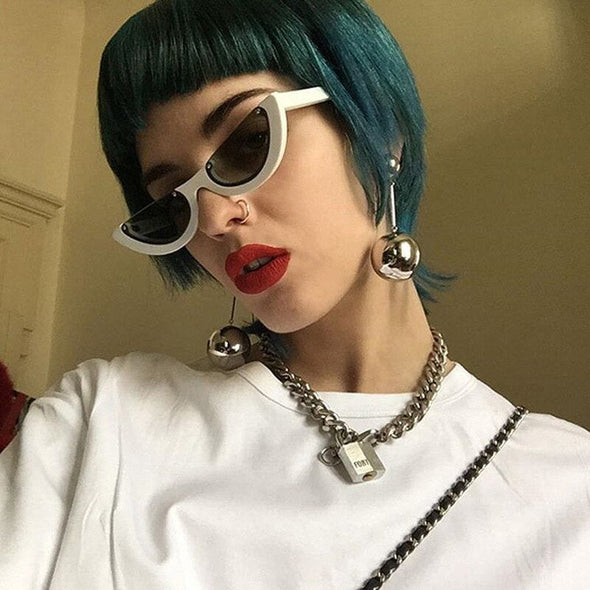 Women PUNK Designer Sun Glasses Fashion Stylish Sunglass Rapper Cool Decoration Driving Shades Eyewear