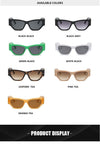 Cat Eye Sunglasses Women Men Oversized Vintage Square Shades Sun Glasses UV400
