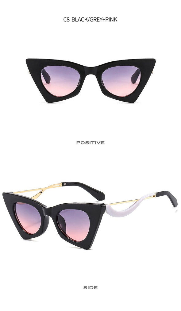 Rimless Women Sunglasses 2021 Cat Eye Sun Glasses Female Luxury Brand Designer Vintage Sunglasses Wholesale