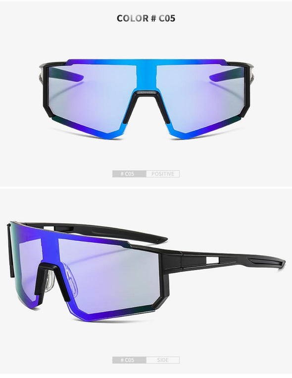 New Sport Cycling Glasses Outdoor Colorful Men UV400 PC Windproof Bike Goggles Cycling Eyewear Bicycle Sunglasses