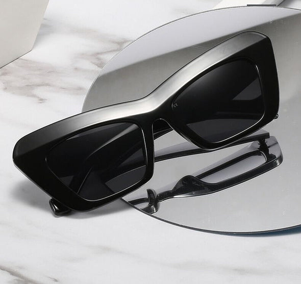 Cat Eye Designer Sunglasses Women  Fashion Design Retro Sun Glasses Female Vintage Square Lady