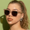 Simple Big Frame Square Sunglasses Men and Women Trend Photo Sunglasses Hot Vacation Sunglasses for Young Girl