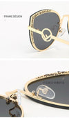 2021 New Style Retro F Women Men Oversized SunGlasses Shades UV400 Accessory Eyeglasses