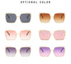 Luxury Pearl Sunglasses Women 2021 New  Oversized Square Glasses