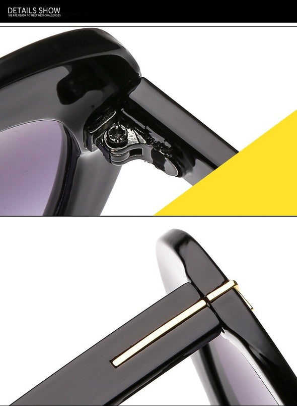 Fashion Sunglasses Women Designer Vintage Round T Sun Glasses Female Eyewear Gradient Frame Shades Men