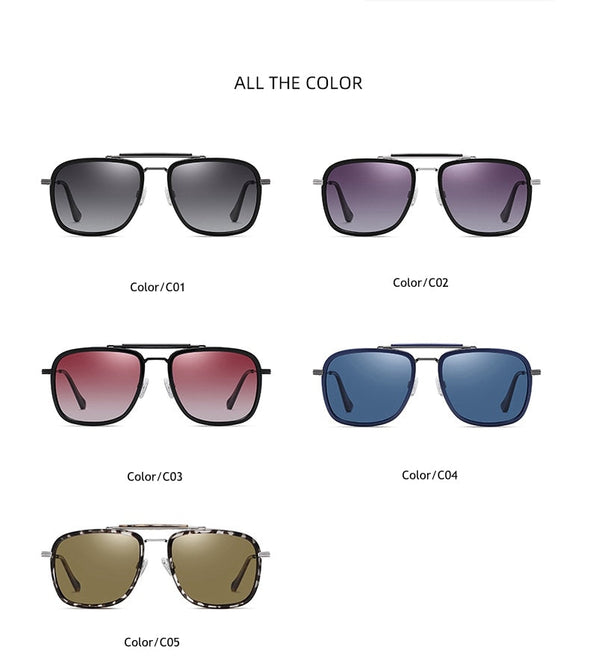 Steampunk Sunglasses Polarized Men Women Brand Designer Vintage Sun Glasses High Quality UV400