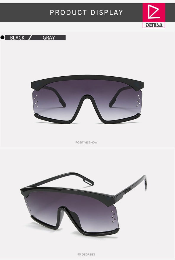 Fashion Oversized Sunglasses Women 2021 Brand Designer Big Frame Square Sunglasses UV Protection Shades For Women