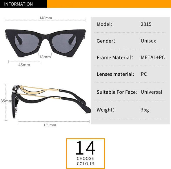 Rimless Women Sunglasses 2021 Cat Eye Sun Glasses Female Luxury Brand Designer Vintage Sunglasses Wholesale