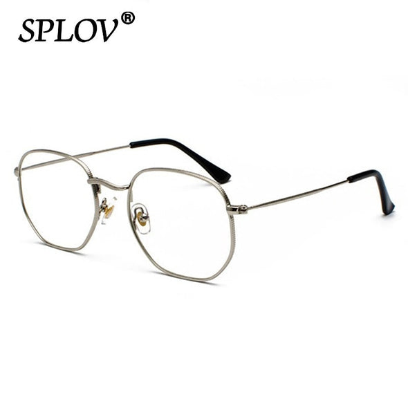 Men Women Sunglasses Square Polygon Sun Glasses Brand Designer Retro Shades Metal Frame Eyewear TOP UV400 de sol hombre