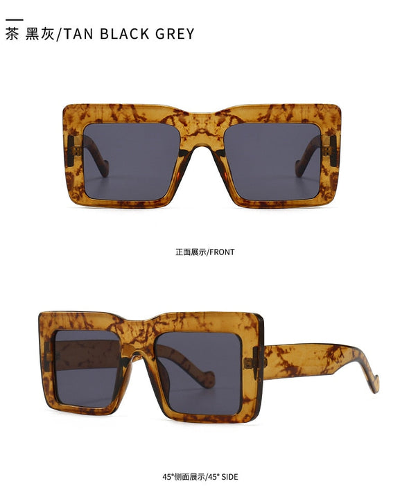 Vintage Women Square Sunglasses Brand Designer Sun Glasses For Men UV400 Driving Eyewear Classic Eyewear Gafas
