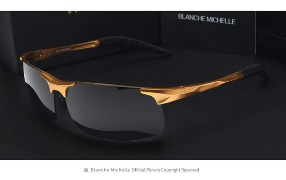 Zoloss - Men's Ultra-Light Aluminum Magnesium Polarized Sunglasses