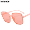 Imwete Oversized Sunglasses Women Luxury Designer Vintage Square Sun Glasses Classic Eyewear for Lady UV400 Big Frame