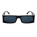 Fashion Rectangle Small Sunglasses Women Luxury Brand Mirror Black Clear Lens One Piece Punk Men Gafas Shades