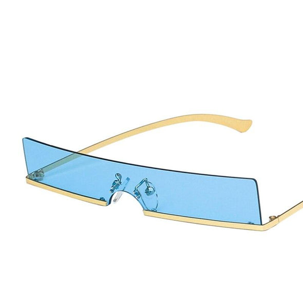 Sunglasses Women Rimless Sun Glasses For Women Punk Brand Designer Sunglasses Women Retro Glasses Hip Hop Okulary