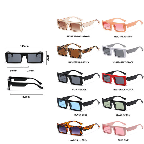 Luxury Square Sunglasses Women Brand Designer Glasses Women/Men Vintage Eyewear Women Mirror