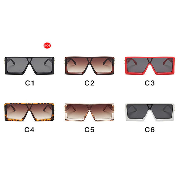 Luxury Sunglasses Women Square Sun Glasses Women/men Vintage Luxury Shades for Women Oversized Lentes