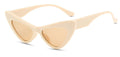 Vintage Cat Eye Sunglasses Women Small Cateye Eyewear for Women/Men Small Glasses Women Shades