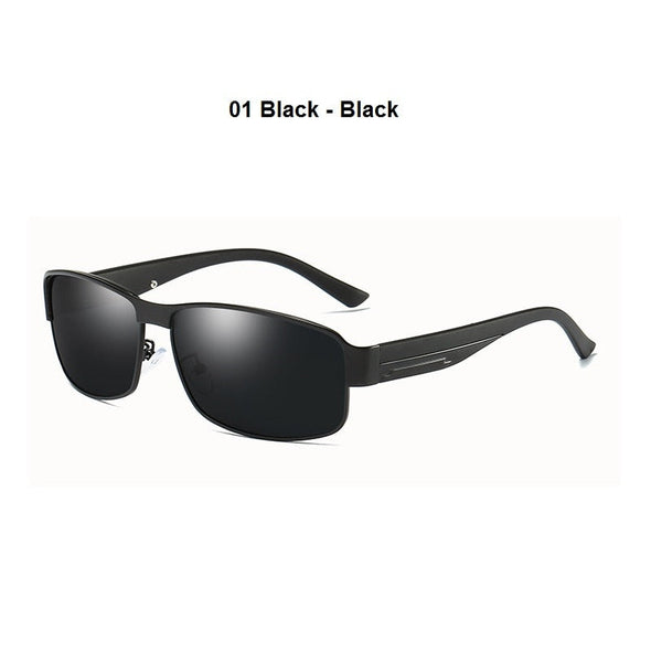 Luxury Men's Polarized Sunglasses Men Driving Fishing Designer Sun Glasses For Man Metal Vintage Goggles Shades Anti-glare UV400