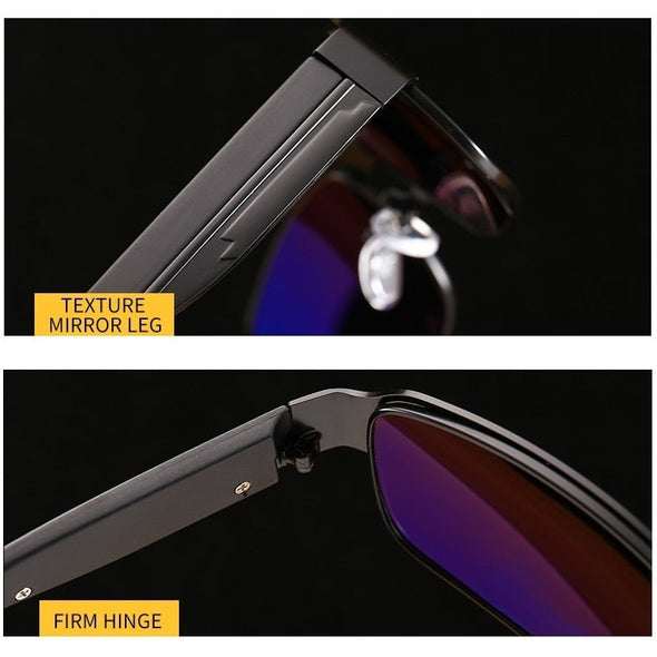 Luxury Men's Polarized Sunglasses Men Driving Fishing Designer Sun Glasses For Man Metal Vintage Goggles Shades Anti-glare UV400