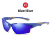 Men Mirror Red Sunglasses Black Frame Sports Goggles Women Cycling UV400 Unisex Bicycle Riding