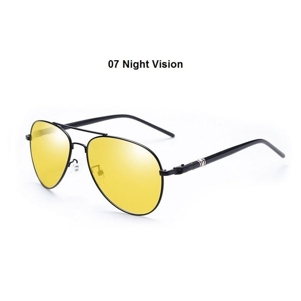 Men's Polarized Sunglasses Men Women Driving Pilot Vintage Sun Glasses Brand Designer Male Black Sunglasses For Man Women UV400