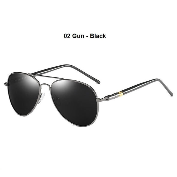 Men's Polarized Sunglasses Men Women Driving Pilot Vintage Sun Glasses Brand Designer Male Black Sunglasses For Man Women UV400