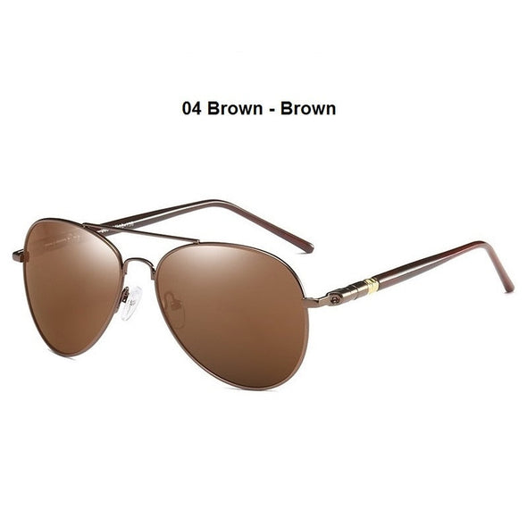 Men's Polarized Sunglasses Men Women Driving Pilot Vintage Sun Glasses Brand Designer Male Black Sunglasses For Man Women UV400