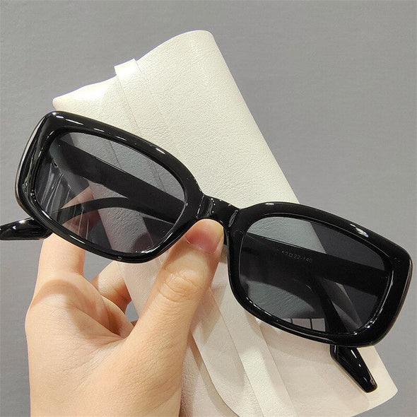 Fashion Rectangle Women Men Vintage Small Eyewear Female Luxury Brand Gradient High Quality Sun Glasses
