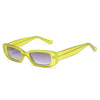 Fashion Rectangle Women Men Vintage Small Eyewear Female Luxury Brand Gradient High Quality Sun Glasses