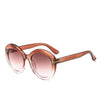 Fashion Sunglasses Women Designer Vintage Round T Sun Glasses Female Eyewear Gradient Frame Shades Men
