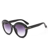 Fashion Sunglasses Women Designer Vintage Round T Sun Glasses Female Eyewear Gradient Frame Shades Men