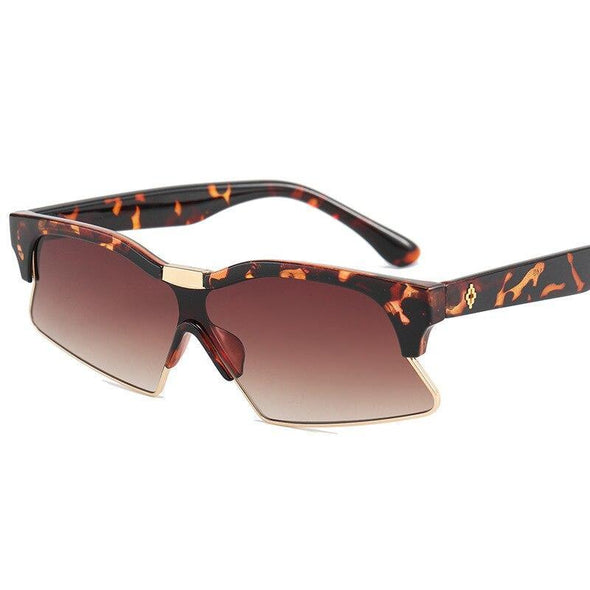 New Cat Eye Sunglasses Women Men Oversized Frame Shades UV400