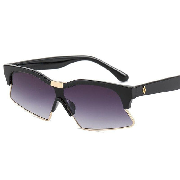 New Cat Eye Sunglasses Women Men Oversized Frame Shades UV400