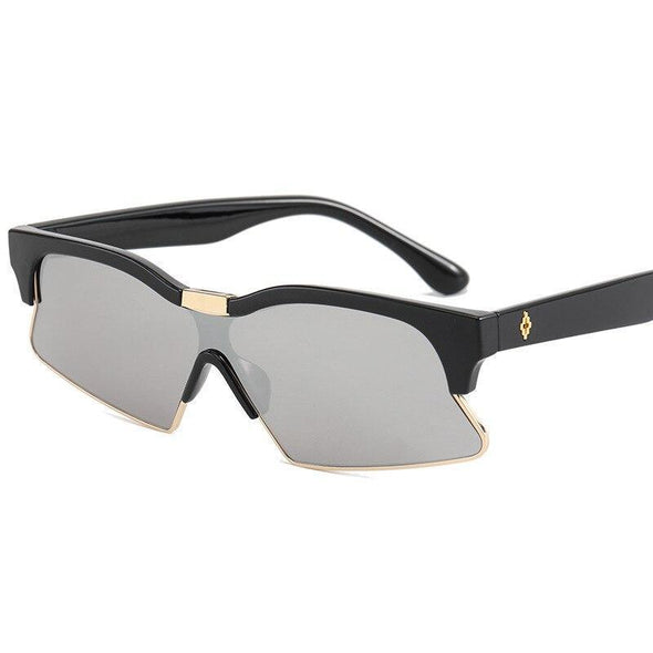 New Cat Eye Sunglasses Women Men Oversized Frame Shades UV400