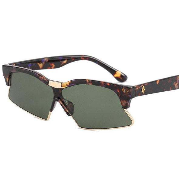 New Cat Eye Sunglasses Women Men Oversized Frame Shades UV400