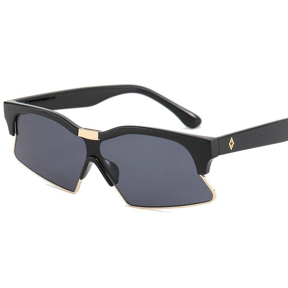 New Cat Eye Sunglasses Women Men Oversized Frame Shades UV400