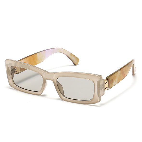 New Fashion Jelly Colors quare Sunglasses For Women Men Vintage Small Rectangle Shades UV400 Trending Sun Glasses Ins Popular