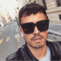New Fashion Square Brand Designer Retro Steampunk Style Glasses Personality Oversized Sun Glasses