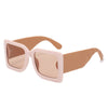 Oversized Square Sunglasses Vintage Designer Women Fashion Sun Glasses Black Big Shades UV400 Men Luxury Brand Female