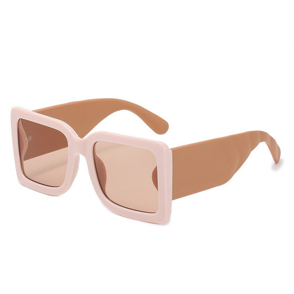 Oversized Square Sunglasses Vintage Designer Women Fashion Sun Glasses Black Big Shades UV400 Men Luxury Brand Female