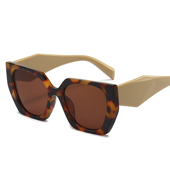 Oversized Square Women Sunglasses Vintage Designer Fashion Sun Glasses Big Shades Men Luxury Brand Female