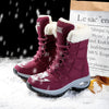 New Winter Women Boots Warm Mid-Calf Snow Boots